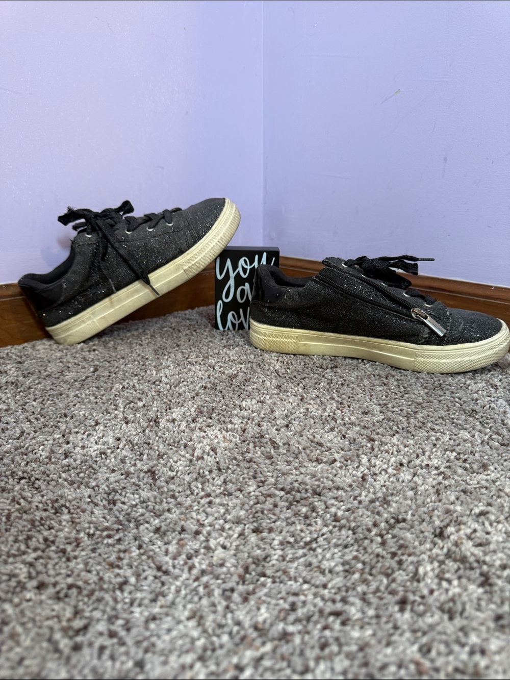 Used sneakers